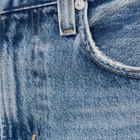 Citizens Of Humanity Light Blue Wide Leg Jeans - Lindz Low Rise - Picture 3 of 4